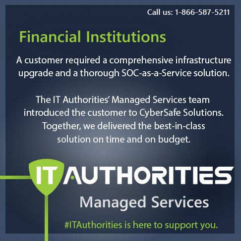 Customer IT Authorities Managed Services Financial Institutions CyberSafe